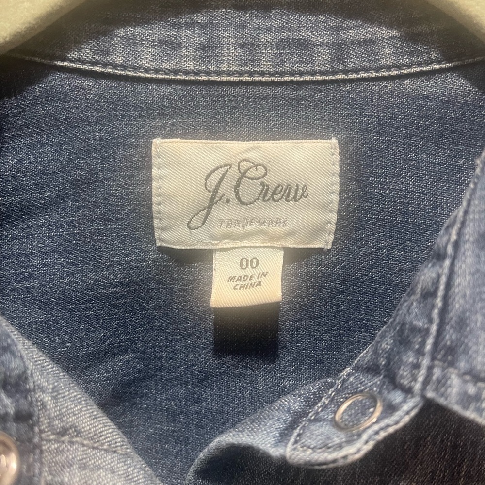 J CREW Western chambray shirt in vintage indigo - Picture 4 of 6